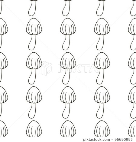Autumn mood. Illustration in hand draw style. Seamless pattern Autumn mood. Illustration in hand draw style. Seamless pattern 96690995
