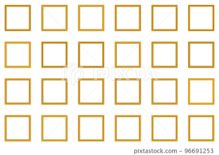 Big set of squared vintage wooden frame for your design. Vintage cover. Place for text. Vintage antique gold beautiful rectangular frames. Template vector illustration. Big set of squared vintage wooden frame for your design. Vintage cover. Place for text. Vintage antique gold beautiful rectangular frames. Template vector illustration. 96691253