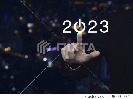Business happy new year 2023 success concept 96691725