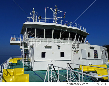 Ferryboat Valbiska-Merag, connection from the shore to Krk island, Croatia Ferryboat Valbiska-Merag, connection from the shore to Krk island, Croatia 96691791