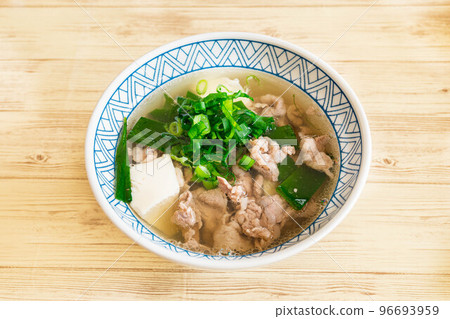 Meat soup with tofu Meat soup with tofu 96693959