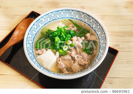 Meat soup with tofu Meat soup with tofu 96693961