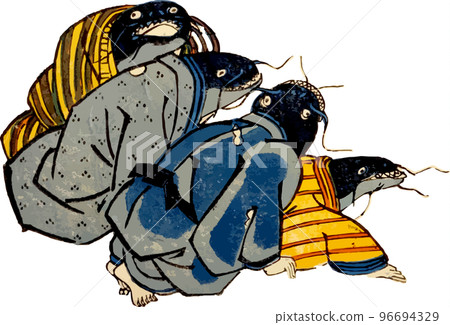 坐在地上的鯰魚 96694329
