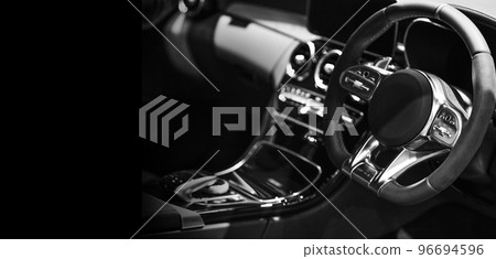 Car ventilation system and air conditioning - details and controls of modern car Car ventilation system and air conditioning - details and controls of modern car 96694596