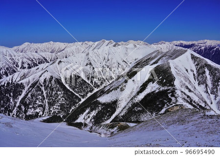 冬季從Jonendake山山頂向北看的景色 冬季從Jonendake山山頂向北看的景色 96695490