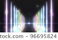 Pastel color neon and triangular particle background Still image 96695824