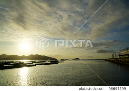 Scenery, sky, sea, Sakoshi, Ako City Scenery, sky, sea, Sakoshi, Ako City 96695899
