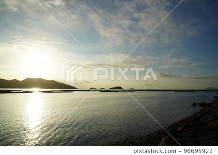 風景、天空、大海、赤穗市 風景、天空、大海、赤穗市 96695922