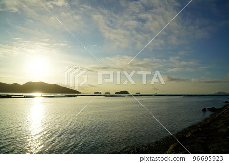 風景、天空、大海、赤穗市 風景、天空、大海、赤穗市 96695923