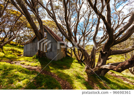 Cope Hut near Falls Creek in Australia 96698361