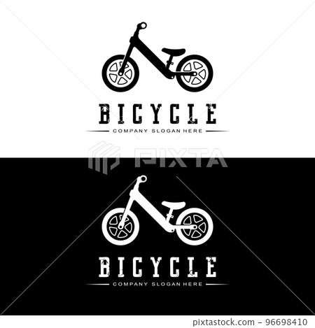 Bicycle Logo, Casual Vehicle Vector, Design Suitable For Bike Shops, Sports Branches, Mountain Bikes, And Kids Bikes 96698410