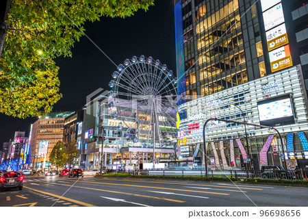 《愛知縣》名古屋市景 Sunshine Sakae名古屋榮摩天輪夜景 96698656