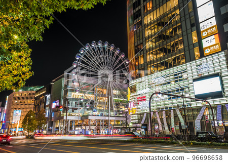 《愛知縣》名古屋市景 Sunshine Sakae名古屋榮摩天輪夜景 96698658