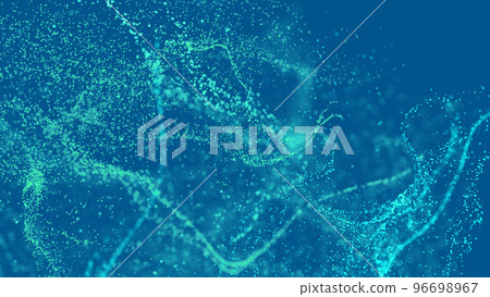 CG particles green particles 96698967