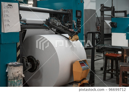 Printing house warehouse interior Printing house warehouse interior 96699712