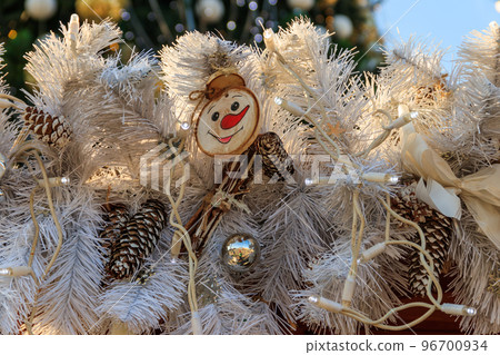 Beautiful decorations for Christmas and New Year holidays Beautiful decorations for Christmas and New Year holidays 96700934