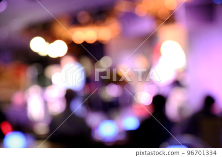 Blurred silhouette singer has fun singing to music in jazz club on big festival Blurred silhouette singer has fun singing to music in jazz club on big festival 96701334