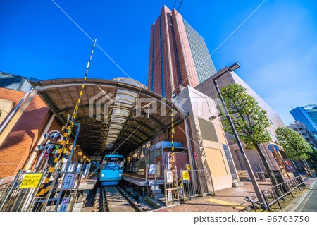 Tokyo cityscape in Japan We look at Tokyu Setagaya line Sangenjaya Station and carrot tower 96703750