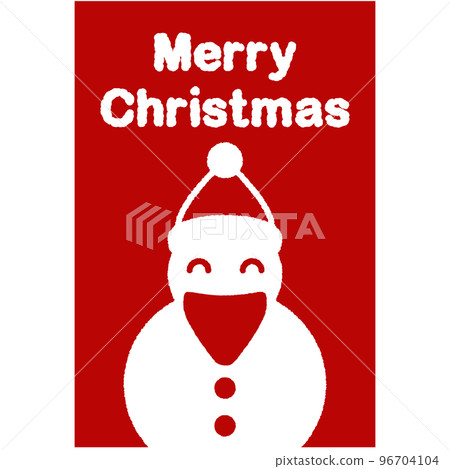 Christmas postcard with santa claus on red background Christmas postcard with santa claus on red background 96704104