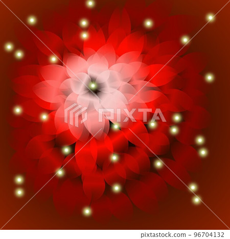 Floral illustration. Fantastic landscape, bright magical colors. Radiant image. Floral illustration. Fantastic landscape, bright magical colors. Radiant image. 96704132