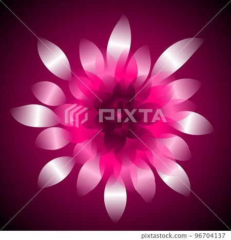 Floral illustration. Fantastic landscape, bright magical colors. Radiant image. Floral illustration. Fantastic landscape, bright magical colors. Radiant image. 96704137