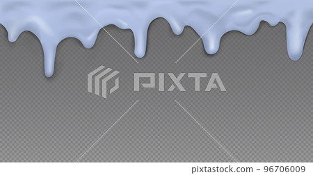 Flowing caramel, no background, panoramic transparent template - Vector Flowing caramel, no background, panoramic transparent template - Vector 96706009