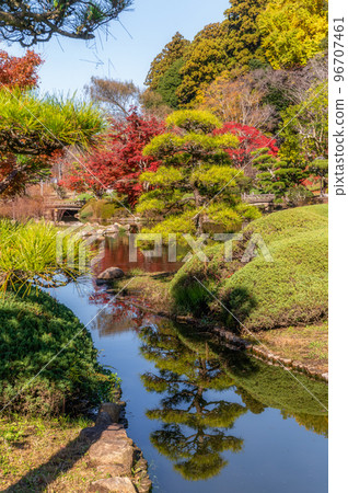 茨城縣水戶市紅葉谷紅葉之路 96707461