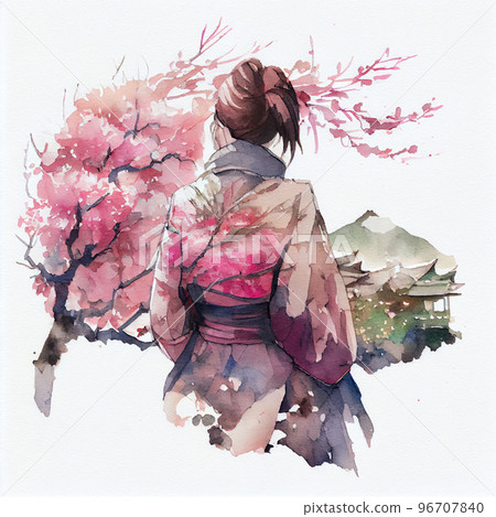 Illustration Geisha: Art & Tradition Japanese Culture | Japanese Girl