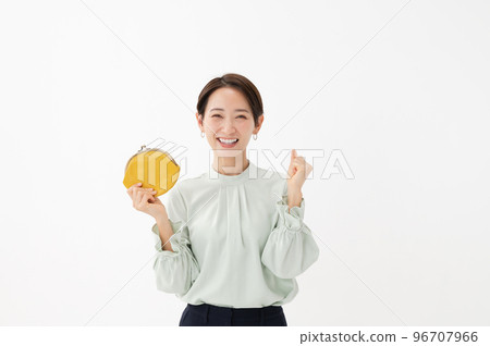 Purse, female, fist pump, white background 96707966