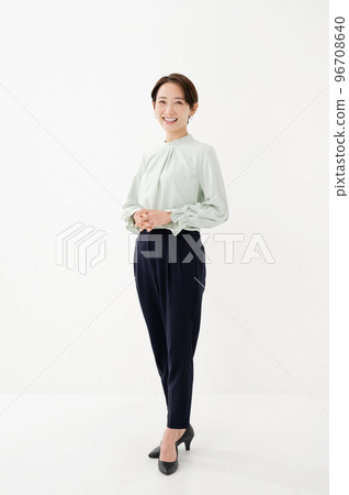 Female whole body white back 96708640