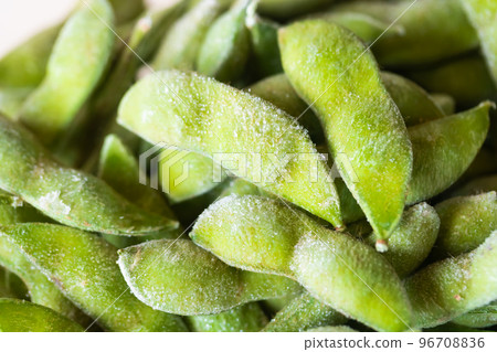 Dadacha beans that are freshly harvested during the short summer season, boiled and quickly frozen Dadacha beans that are freshly harvested during the short summer season, boiled and quickly frozen 96708836