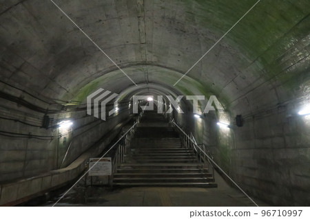 JR Doai station on Joetsu Line in Gunma, Japan. March 24, 2022 JR Doai station on Joetsu Line in Gunma, Japan. March 24, 2022 96710997