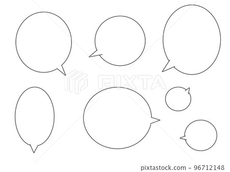 各種尺寸線描素材氣球框套裝 各種尺寸線描素材氣球框套裝 96712148