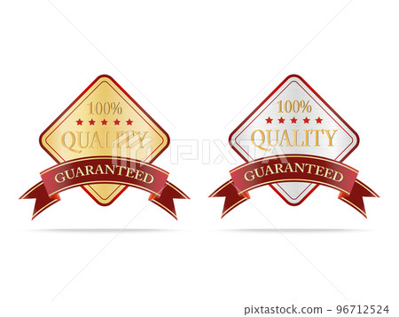 Luxury gold and silver quality shields label Luxury gold and silver quality shields label 96712524