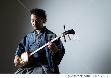 大鬍子的日本樂器系列三味線 96712607