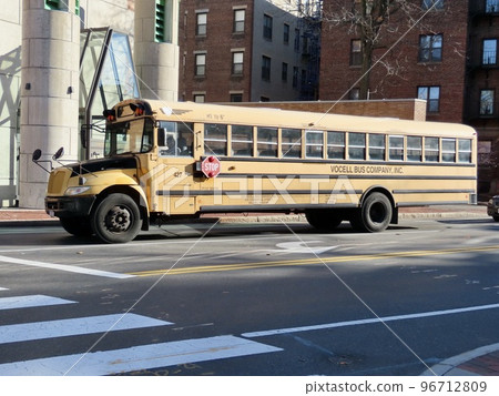 USA Boston Harvard University school bus 96712809