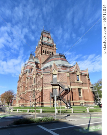United States Boston Harvard University Saunders Theater distant view United States Boston Harvard University Saunders Theater distant view 96712814
