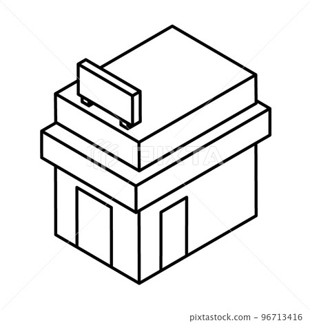 建築簡單圖 建築簡單圖 96713416