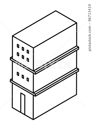 建築簡單圖 建築簡單圖 96713419