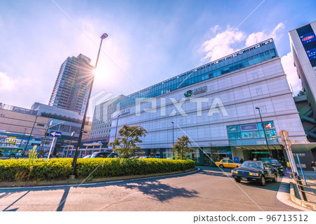 Yokohama cityscape in Japan, overlooking Tsurumi Station, etc. 96713512