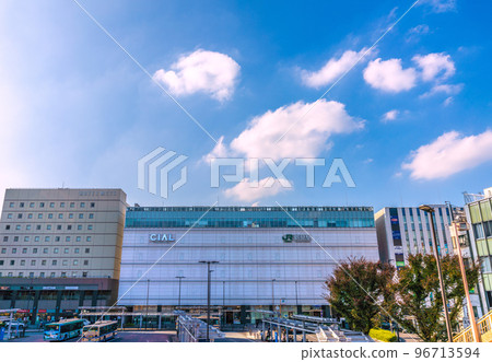 Yokohama cityscape in Japan, overlooking Tsurumi Station, etc. 96713594