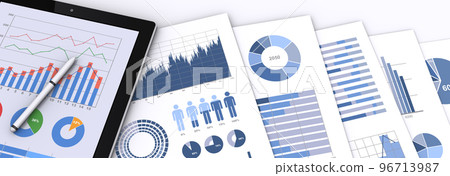 business materials and tablet pc, business intelligence business materials and tablet pc, business intelligence 96713987
