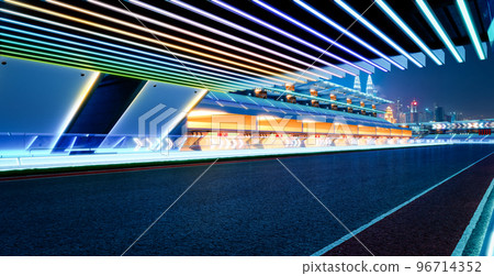 3d rendering does not exist futuristic Racetrack Circuit 96714352