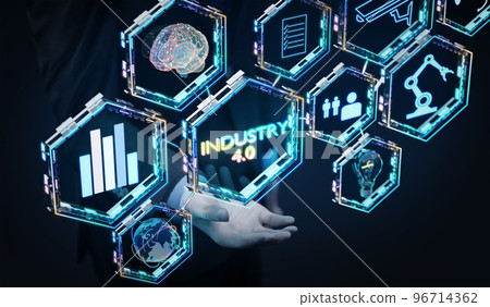 Concept of business and industry 4.0 Concept of business and industry 4.0 96714362