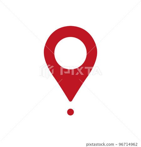 Geolocation. Coordinates. GPS. A simple icon. Vector. 96714962