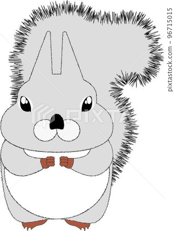 日本松鼠大臉冬衣正面 96715015