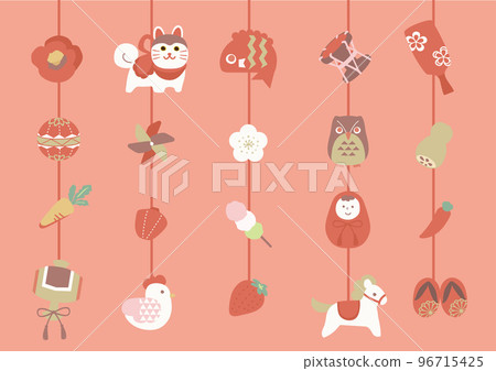 吊雛插畫 96715425