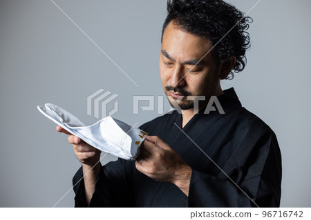 Bearded Man Japanese Occupation Series Tabi Craftsman 96716742