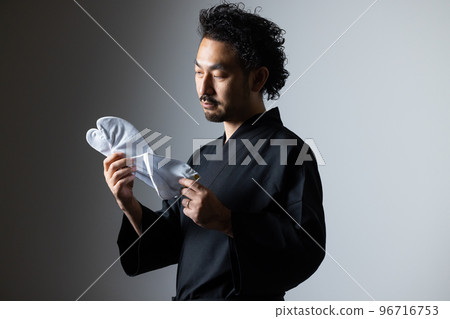 Bearded Man Japanese Occupation Series Tabi Craftsman 96716753