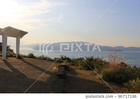 View of Awaji Island from Mt. Takanos Observatory (Tomogashima) 96717186